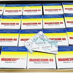 Viên uống Magnesium B6 Thái Bình-Bổ sung Magie và Vitamin B6 giúp giảm căng thẳng, đau thần kinh cơ (Hộp 100 viên)