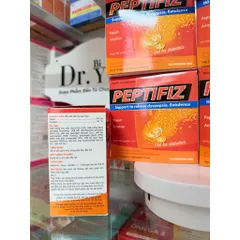 Viên sủi tiêu hóa US Pharma Peptifiz giảm đau bao tử dạ dày ợ hơi chua nóng rát, khó tiêu ăn kém (hộp 40 viên)