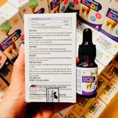 Dung dịch uống Aquadreim K2+D3 bổ sung Vitamin D3 & K2 Mk7 hấp thụ canxi hiệu quả răng xương chắc khỏe,tăng cao Cho Bé