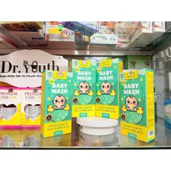 NƯỚC TẮM THẢO DƯỢC BABY WASH HA Giúp da bé mềm mại, giữ độ ẩm tự nhiên. Chống rôm sảy, mẩn ngứa, viêm da mụn nhọt