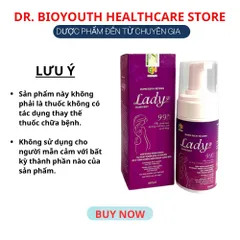 Dung Dịch Vệ Sinh Phụ Nữ Lady GH Cân Bằng pH Tự Nhiên Cho Vùng Da Nhạy Cảm Dịu Nhẹ Không Gây Khô Rát Dạng Bọt 100ml