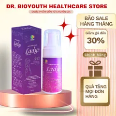 Dung Dịch Vệ Sinh Phụ Nữ Lady GH Cân Bằng pH Tự Nhiên Cho Vùng Da Nhạy Cảm Dịu Nhẹ Không Gây Khô Rát Dạng Bọt 100ml