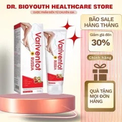 Kem Giãn Tĩnh Mạch Variventot NGA,Bảo vệ vùng da đùi-cẳng chân khỏi Vết rạn da,giãn mạch,da săn chắc,tăng sức đàn hồi da