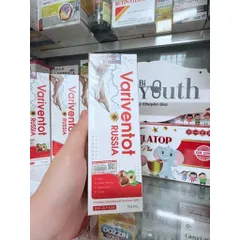 Kem Giãn Tĩnh Mạch Variventot NGA,Bảo vệ vùng da đùi-cẳng chân khỏi Vết rạn da,giãn mạch,da săn chắc,tăng sức đàn hồi da