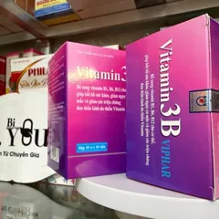 Viên Vitamin 3B Viphar Bổ sung vitamin tổng hợp,tăng đề kháng,dinh dưỡng bồi bổ sức khỏe,thể chất- Hộp 100 viên