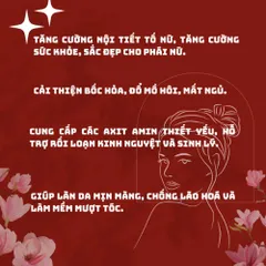 Viên Tố Nữ Sắc Xuân GH Gia Hưng Hỗ Trợ Sức Khỏe Tăng Cường Nội Tiết Tố Nữ Cho Phái Đẹp Hộp 30 Viên