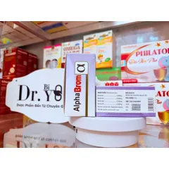 Viên ngậm Alpha Brom α - giảm  sưng viêm tấy phù nề họng, chấn thương Hộp 200v