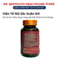 Viên Tố Nữ Sắc Xuân GH Gia Hưng Hỗ Trợ Sức Khỏe Tăng Cường Nội Tiết Tố Nữ Cho Phái Đẹp Hộp 30 Viên