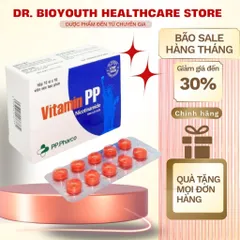 Viên uống Vitamin PP Pharco (Hộp 100 viên) Bổ sung Vitamin PP giúp giảm viêm da, mụn trứng cá, nhiệt miệng