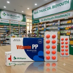 Viên uống Vitamin PP Pharco (Hộp 100 viên) Bổ sung Vitamin PP giúp giảm viêm da, mụn trứng cá, nhiệt miệng