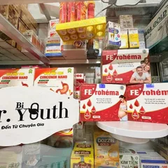 Viên uống Fe' Rohéma bổ sung sắt và axit folic, giảm thiếu máu do thiếu sắt, hỗ trợ quá trình tạo máu, suy dinh dưỡng