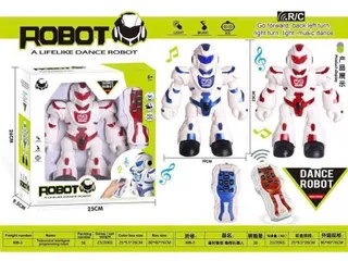 Đồ chơi robot điều khiển từ xa có đèn và âm thanh 606-3 giao màu ngẫu nhiên