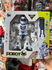 Đồ chơi robot điều khiển từ xa có đèn và âm thanh 606-3 giao màu ngẫu nhiên