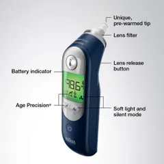 Nhiệt Kế Điện Tử Đo Tai Braun ThermoScan® 7+ IRT 6575 | Chính Hãng