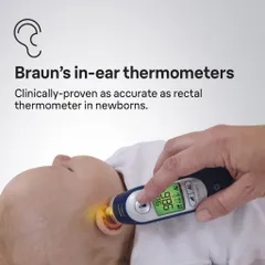 Nhiệt Kế Điện Tử Đo Tai Braun ThermoScan® 7+ IRT 6575 | Chính Hãng