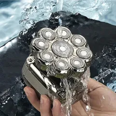 Tông Đơ Cắt Tóc, Cạo Trọc Đầu Đa Năng SHAVER 5 in 1 9D, 9 Lưỡi Thông Minh