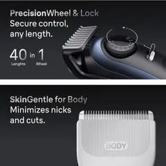 Tông Đơ Cắt Tóc Đa Năng, Tỉa Lông Mũi Kèm Dao Cạo Râu Gillette, Braun All-in-One Series 9 Trimmer Kit 40-in-1 AIO 9530 ProBlade