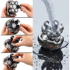 Máy Cạo Trọc Cao Cấp Đa Năng Men's Shaver RQ 7900 | Cạo Trọc, Cắt Tóc, Cạo Râu, Tỉa Lông Mũi Men's Shaver RQ 7900 7D...