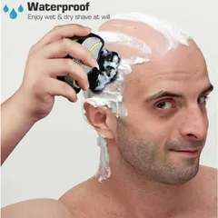 Máy Cạo Trọc Cao Cấp Đa Năng Men's Shaver RQ 7900 | Cạo Trọc, Cắt Tóc, Cạo Râu, Tỉa Lông Mũi Men's Shaver RQ 7900 7D...