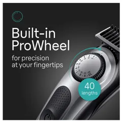 Tông đơ cắt tóc đa năng Cao Cấp Braun All-in-One 12-in-1, 40 cài đặt