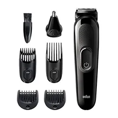 Tông Đơ Cắt Tóc, Cạo Râu Đa Năng Braun 6 in 1, Tỉa Lông Mũi