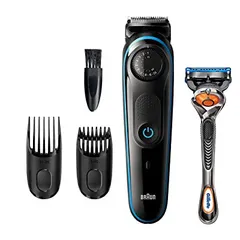 Tông Đơ Cắt Tóc, Cạo Râu Đa Năng Braun BT3240, Braun 5 in 1, Điều Khiển Độ Sâu Của Lưỡi Theo Ý Muốn