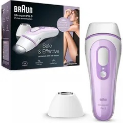 Máy Triệt Lông Cao Cấp Braun Silk Expert Pro 3 Màu Tím | Made In Germany