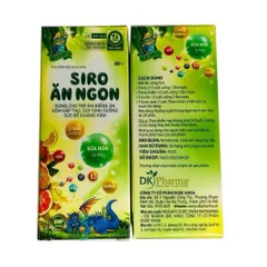 Siro Ăn Ngon 60ml Giúp Trẻ Ngon Miệng, Tăng Cường Hấp Thu Dinh Dưỡng-DK Pharma