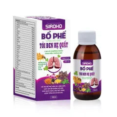 Siro Cao lỏng thảo mộc Đông Trùng Bổ Phổi hỗ trợ giảm ho, đờm, rát họng, khàn tiếng Chai 100ml