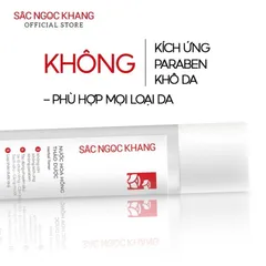 Nước Hoa Hồng Sắc Ngọc Khang 145ml chiết suất từ 5 loại thảoo dượcc thiên nhiên giúp làm cân bằng da,se khít lỗ chân lông