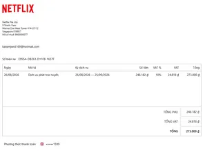 TÀI KHOẢN NETFLIX PREMIUM 4K HDR CAO CẤP