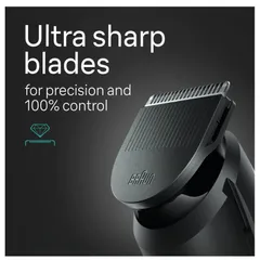 Tông Đơ Cắt Tóc Đa Năng Braun 8 in 1 All-in-One, Cạo, Tỉa Râu, Tỉa, Cắt Lông Mũi...