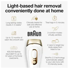 HỆ THÔNG MÁY TRIỆT LÔNG BRAUN SILK·EXPERT PRO 5 PL5347 THẾ HỆ MỚI NHẤT, 4 ĐẦU CHÍNH XÁC