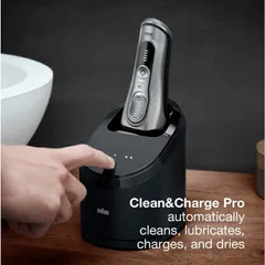 Trạm Sạc, Rửa Cho Máy Cạo Râu Braun Series 9, Braun Series 8... | Phù Hợp Loại Máy Có Chức Năng Rửa Tự Động