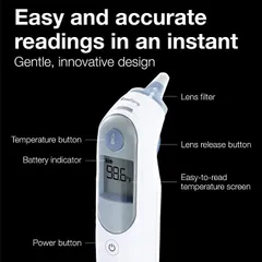 Nhiệt kế đo tai Braun ThermoScan 5 IRT 6500 | Từ USA