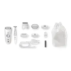 Máy Nhổ, Tẩy Lông Bikini Braun Silk-épil 7, Model: SE7-441,  561, 521 body & face wet & dry, Chính Hãng