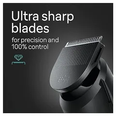 Tông đơ cắt tóc, đa năng có trức năng điều khiển độ sâu của lưỡi, Braun all-in-one 3 trimmer 5-in-1