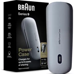 Hộp Sạc, Sạc Dự Phòng Braun PowerCase Cho Máy Cạo Râu Braun Series 9, 9 Pro, 8...
