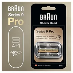 Bộ Đầu, Lưỡi 94M Silver Thay Thế Cho Máy Cạo Râu Braun Series 9 Pro | Chính Hãng