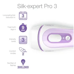Máy Triệt Lông Vĩnh Viễn Cao Cấp Braun Silk-Expert Pro 3, Chính Hãng | Nhập Từ Mỹ