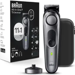 Tông đơ cắt tóc đa năng Braun All-in-One11-in-1, 12-in-1, 40 cài đặt độ dài, Chính Hãng