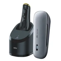 Máy Cạo Râu Cao Cấp BRAUN Series 9 Sport + Trạm Sạc Rửa, Hộp Sạc Dự Phòng, Chính Hãng