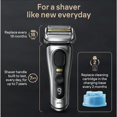 Máy cạo râu cao cấp Braun Series 9 Pro+ 9567cc với Smart Care 6 in 1 - Made In Germany