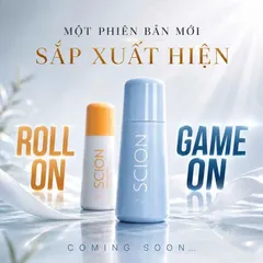 Lăn Khử Mùi Scion Brightening 75ml - Kiểm Soát Mùi, Làm Sáng Da Dưới Cánh Tay với Hương Hoa Nhài và Hoa Sen