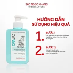 Dung dịch vệ sinh phụ nữ ORASIC Sắc Ngọc Khang_Tinh chất lá trầu không 200ml
