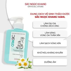 Dung dịch vệ sinh phụ nữ ORASIC Sắc Ngọc Khang_Tinh chất lá trầu không 200ml