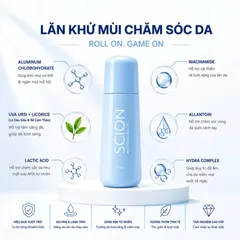 Lăn Khử Mùi Scion Brightening 75ml – Khử Mùi, Làm Sáng Da Dưới Cánh Tay, Hương Nhài & Hoa Sen, Sản Phẩm Thái Lan Chính Hãng