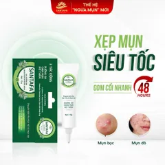 Kem Giảm Mụn Mủ, Mụn Bọc, Mụn Đỏ Và Mụn Trứng Cá Acnevir Santafa - Tuýp 10gr
