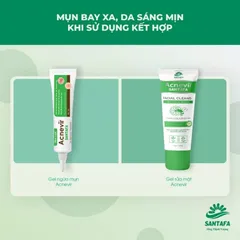 Kem Giảm Mụn Mủ, Mụn Bọc, Mụn Đỏ Và Mụn Trứng Cá Acnevir Santafa - Tuýp 10gr