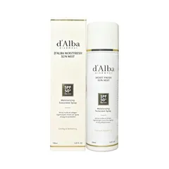 Xịt Chống Nắng d'Alba Moist Fresh Sun Mist SPF50+ PA++++ 150ml – Dạng Sương Mịn, Cấp Ẩm, Dùng Cho Mặt Và Body